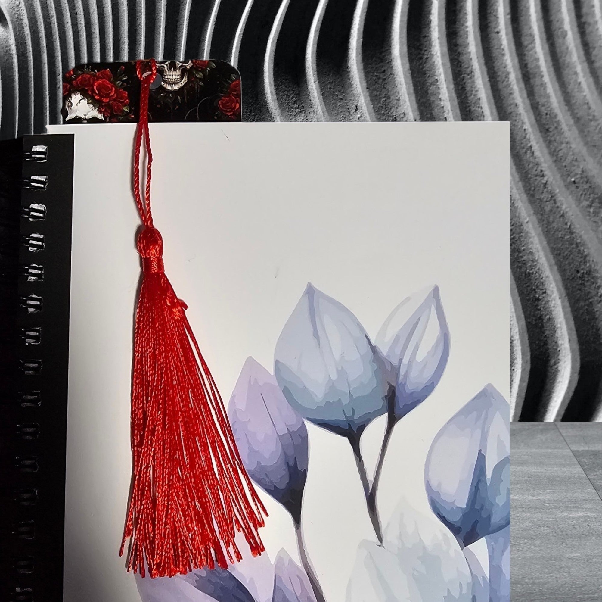 Acrylic Bookmark | 2"x6" | Choose from Stock Designs & Tassel Color | UV Printed