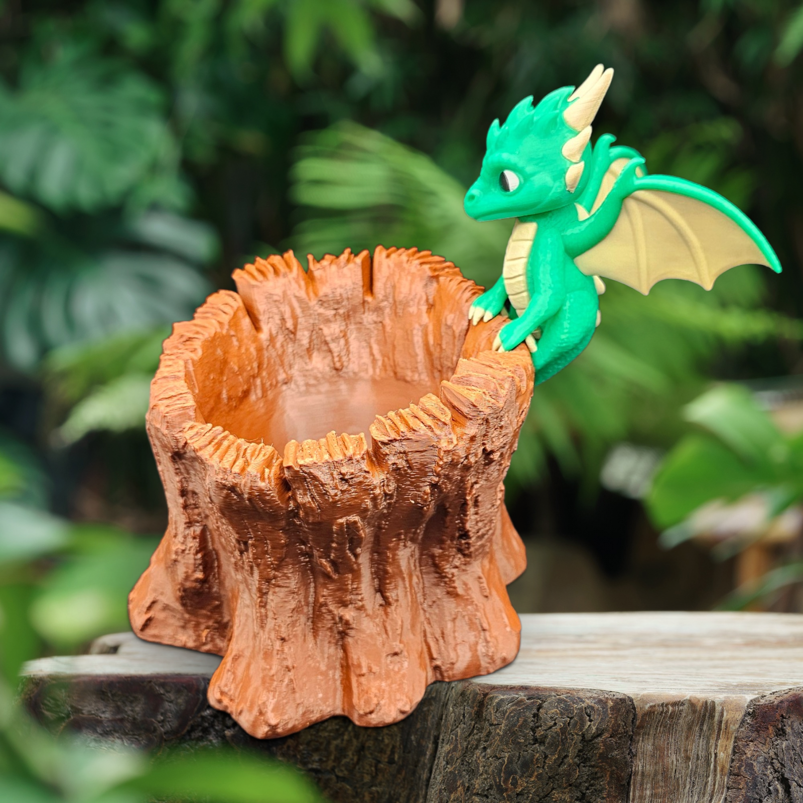 Garden Scout Mythical Dragon Planter – 3D Printed in Durable PETG