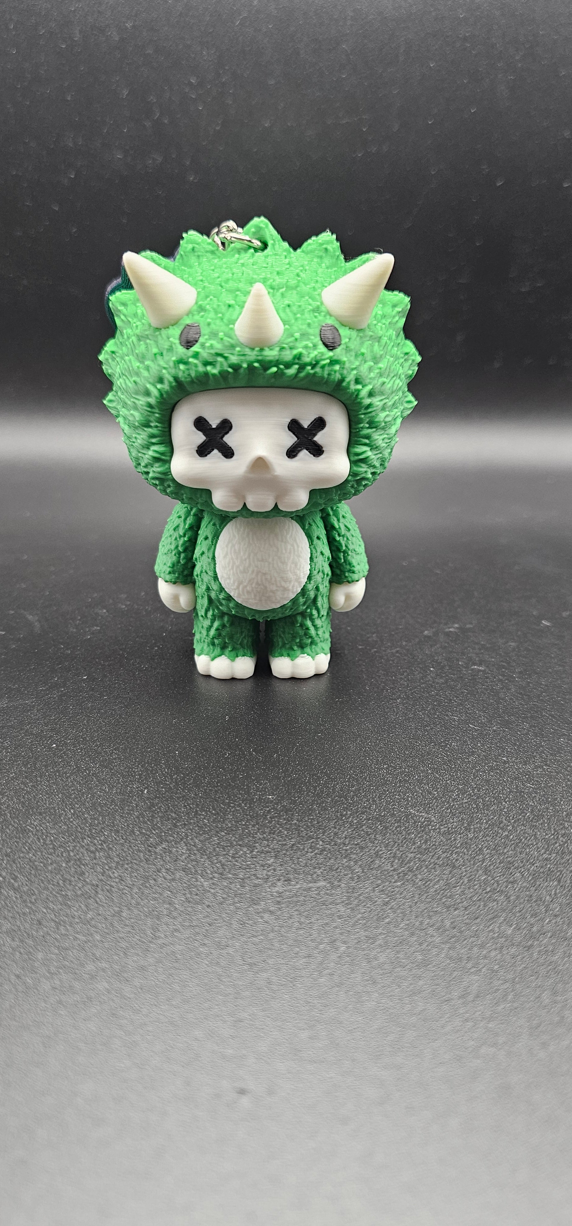 Skeleton in Triceratops/Dinosaur Pajamas/Halloween Costume, Trixi the Skubbie - 3D Printed