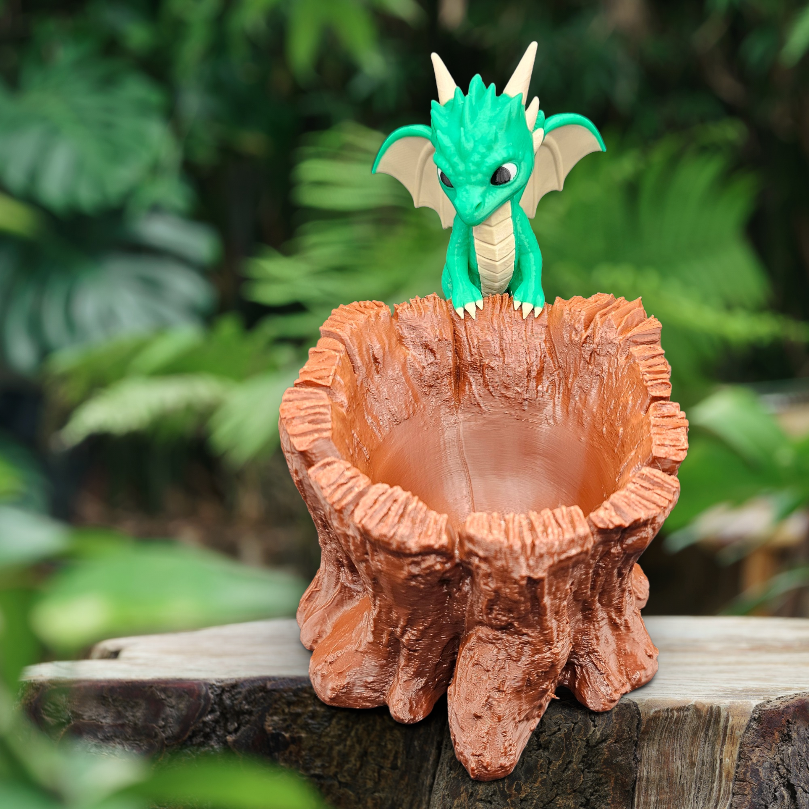 Garden Scout Mythical Dragon Planter – 3D Printed in Durable PETG