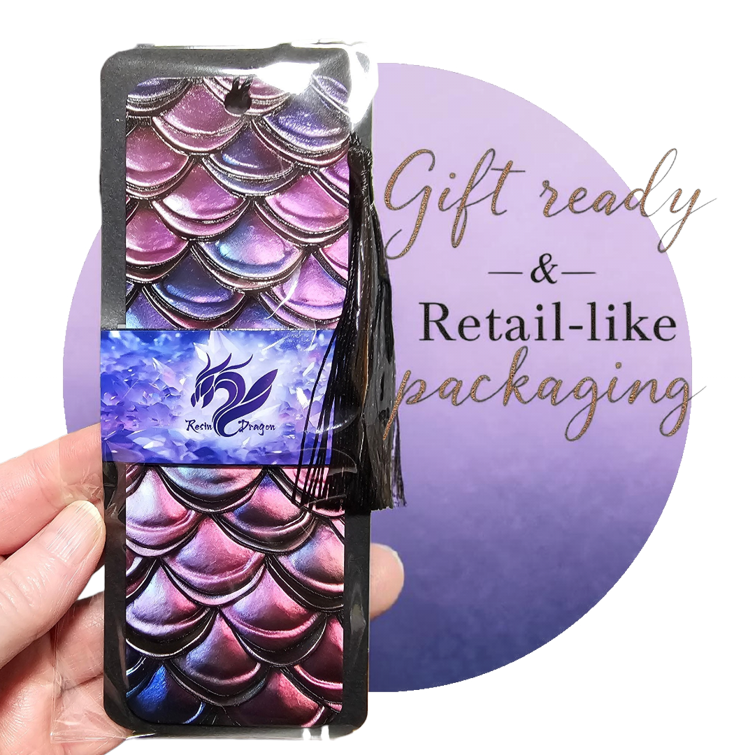 Premium Acrylic Bookmark | Choose from Stock Designs | UV Printed with Tassel